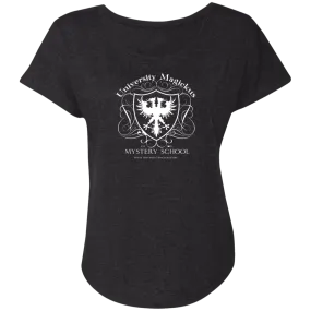 University Magickus School Emblem Women's Relaxed Scoopneck Tee