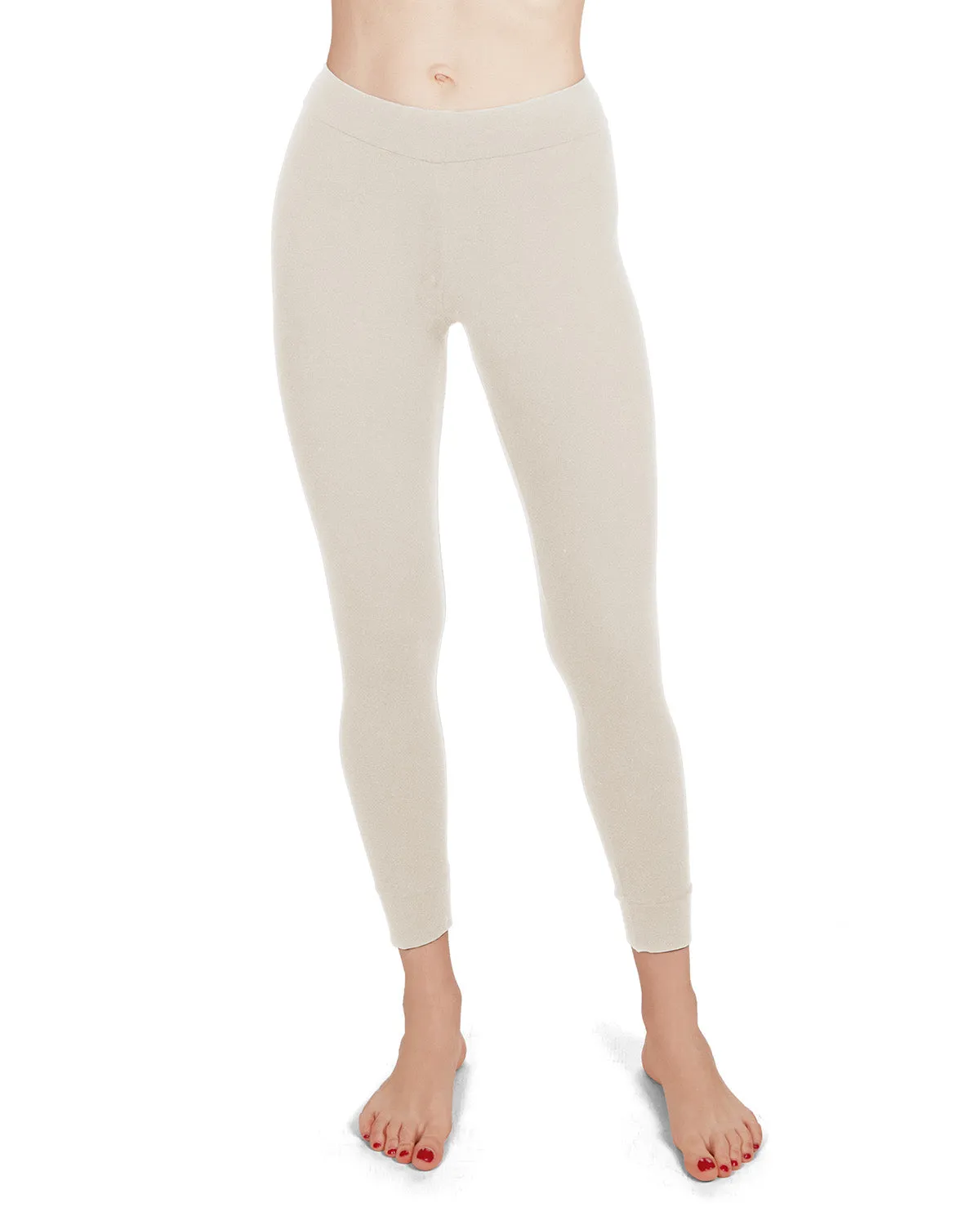 Women's Eco Basics Bamboo Blend Slim-Fit Solid Leggings