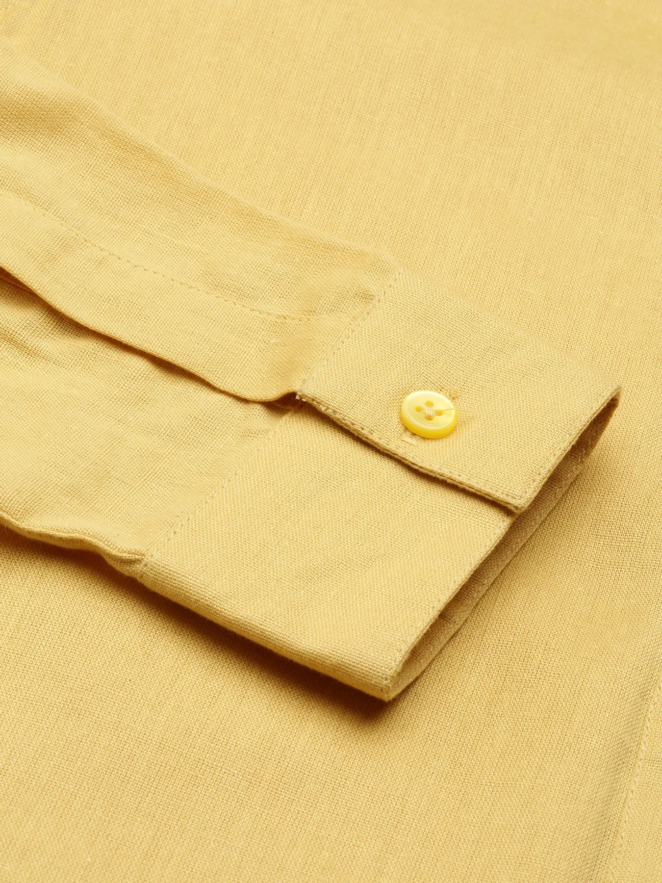 Yellow Airy-Linen Shirt