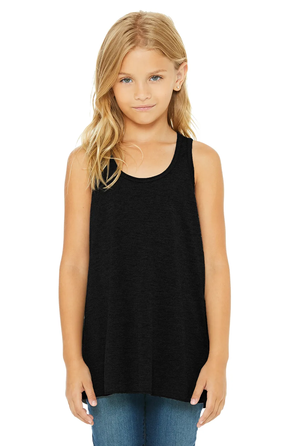 Youth Flowy Racerback Tank-Ega