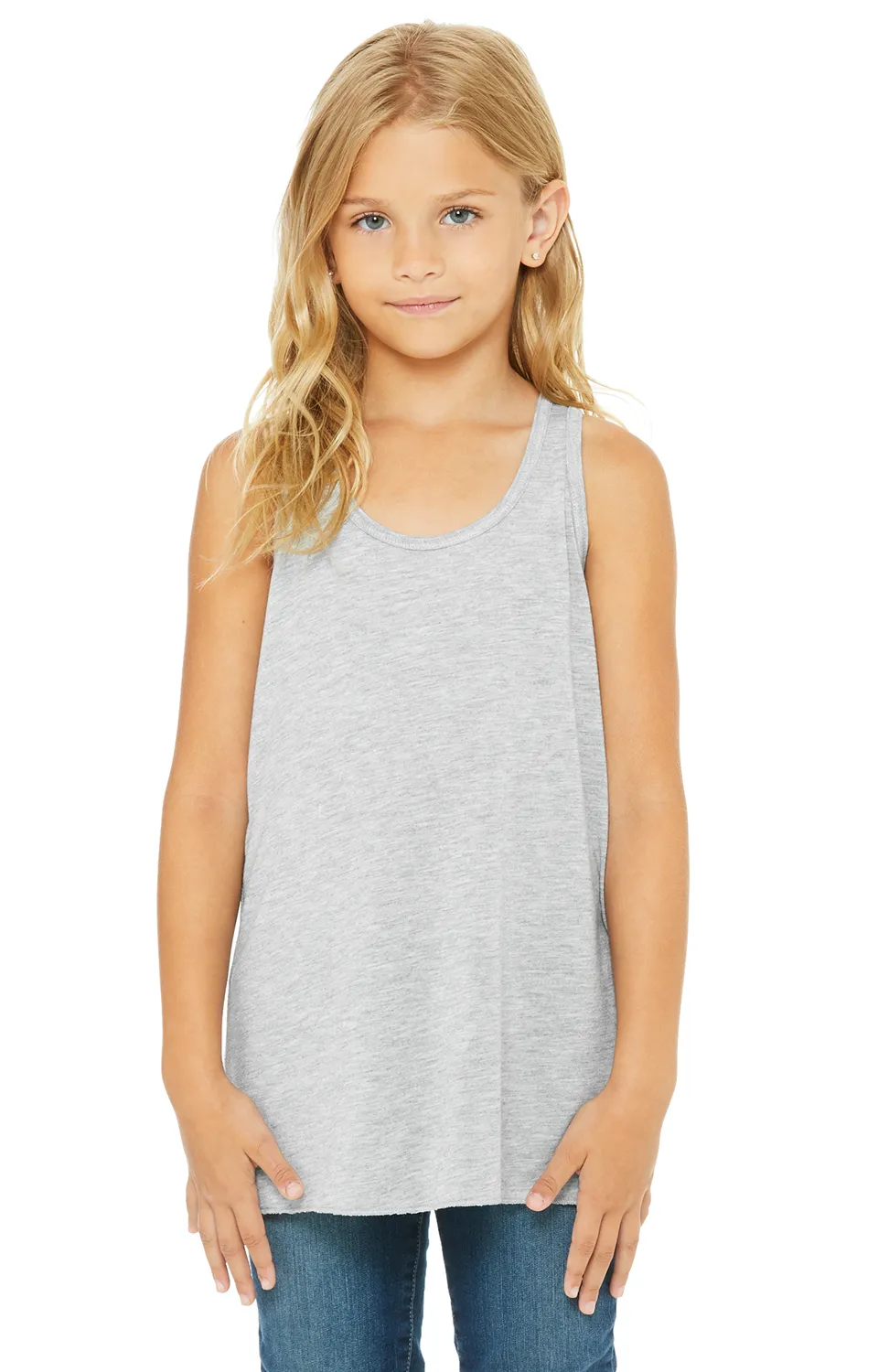 Youth Flowy Racerback Tank-OTSC